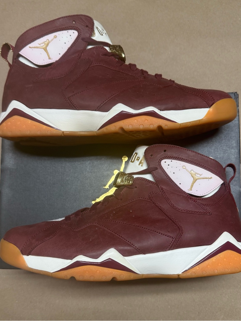 Nike Air Jordan 7 VII Retro Cigar Mens size 14 Basketball Shoes Rare NDS!